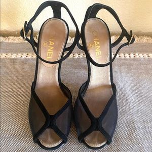 CHANEL Sandal Transparent Heel